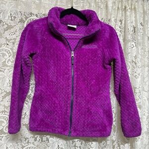 Kids Columbia Purple Fleece Full-Zip Jacket